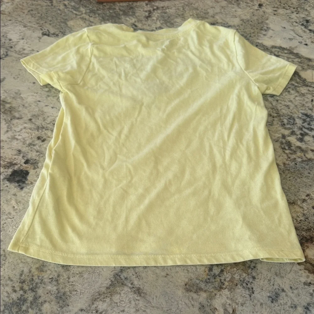 Abercrombie & Fitch Kids Light Yellow Tee with Moose Logo